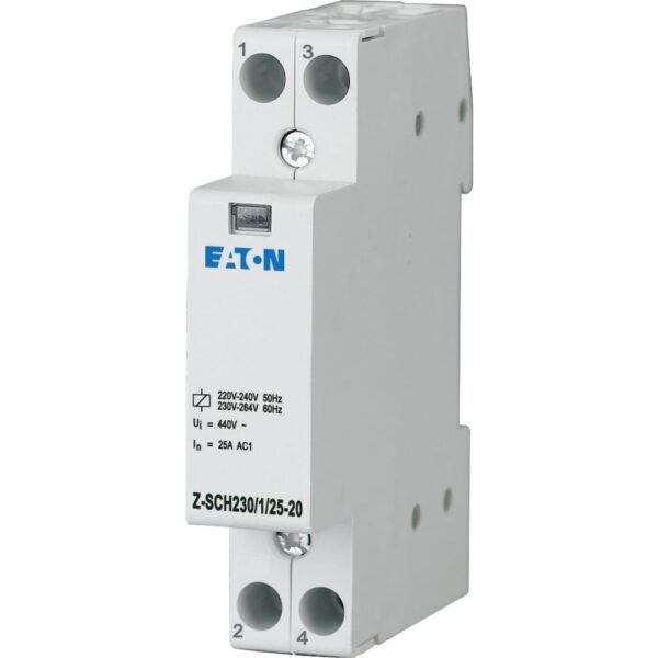 Instalační stykač Eaton Z-SCH230/1/25-20, 25 A, 2 NO, 230 V AC