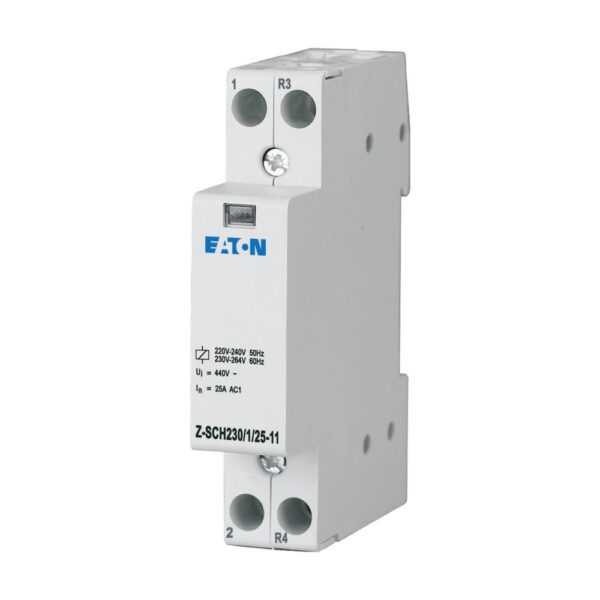 Instalační stykač Eaton Z-SCH230/1/25-11, 25 A, 1 NO + 1 NC, 230 V AC