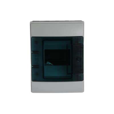 Rozvodnice ABB Mistral65 65P04X12 na povrch 4 moduly IP65, průhledná dvířka