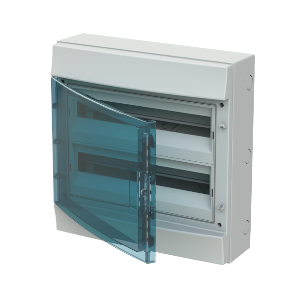 Rozvodnice ABB Mistral65 65P18X22A na povrch 36+2 modulů IP65, průhledná dvířka