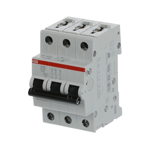 Jistič ABB C13, 3 pól., 6kA, S200