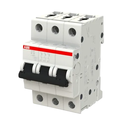 Jistič ABB B10, 3 pól., 6kA, S200