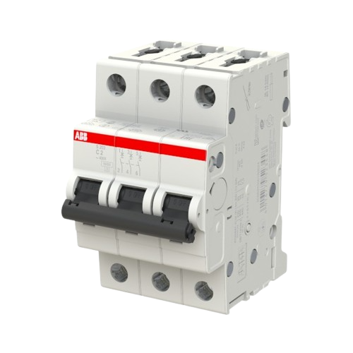 Jistič ABB C2, 3 pól., 6kA, S200