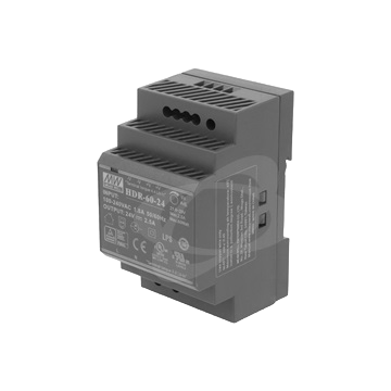Zdroj MEAN WELL HDR-60-24, 24 V DC, 2,5 A, 60 W, DIN