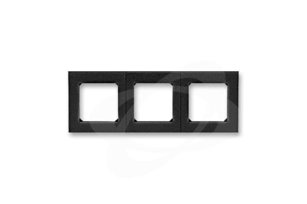 Rámeček ABB Levit 3násobný, onyx/kouřová černá