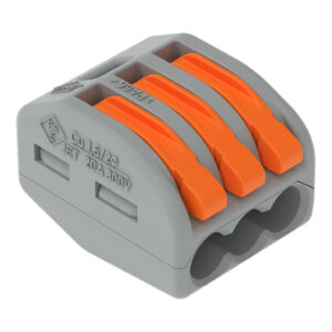Svorka propojovací Wago 222-413 s páčkou, 3x 0,08–2,5 mm²