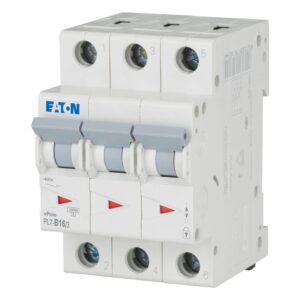 Jistič Eaton PL7-B16/3, B 16 A, 3 póly, 10 kA