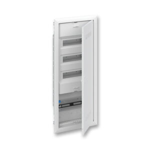 Kombinovaná rozvodnice ABB UK663CV pod omítku, dvířka s větracími otvory