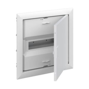 Rozvodnice ABB UK612E2 pod omítku 12 modulů, dvířka, šroubové svorky N/PE