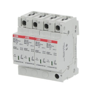 Svodič přepětí ABB OVR T2 4L 40-275 P QS, 4 póly L1–L3+N (TN-S)