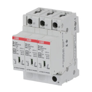Svodič přepětí ABB OVR T1-T2 3L 12.5-275s P QS, L1-L3 (3 póly)