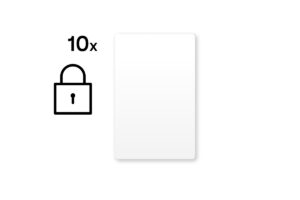 Loxone Šifrované NFC Smart Cards bílá (set – 10 ks)