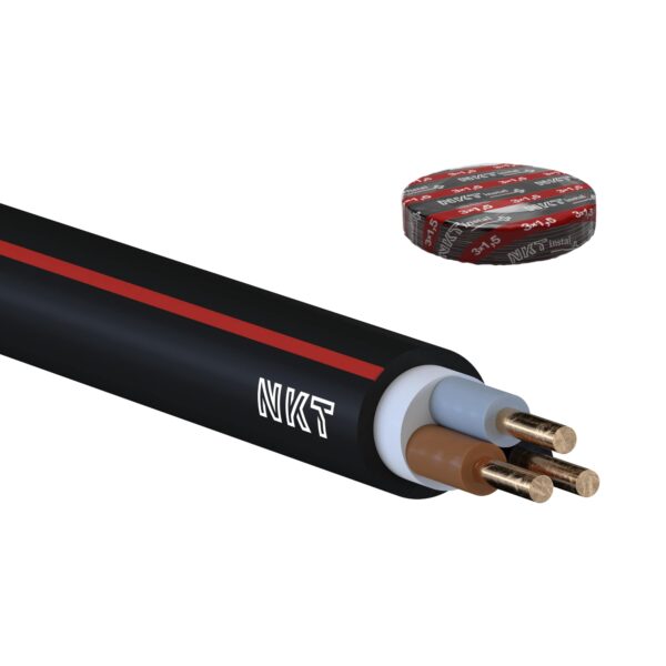 Kabel CYKY-O 3×1,5 mm², 100 m
