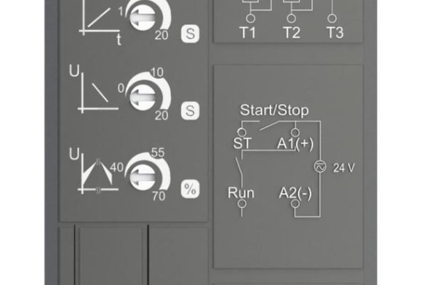 Softstartér ABB PSR16-600-11, 16 A, ovládání 24 V AC/DC