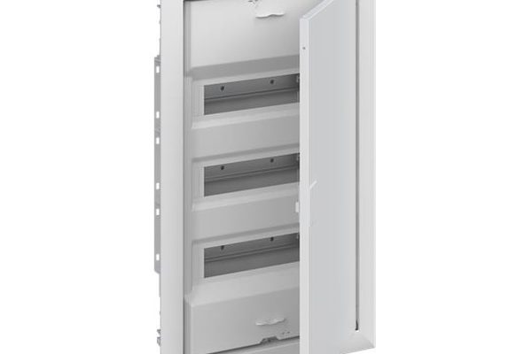 Rozvodnice ABB UK636N3 pod omítku 36 modulů, dvířka, rychlosvorky N/PE