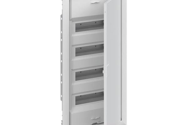 Rozvodnice ABB UK648N3 pod omítku 48 modulů, dvířka, rychlosvorky N/PE