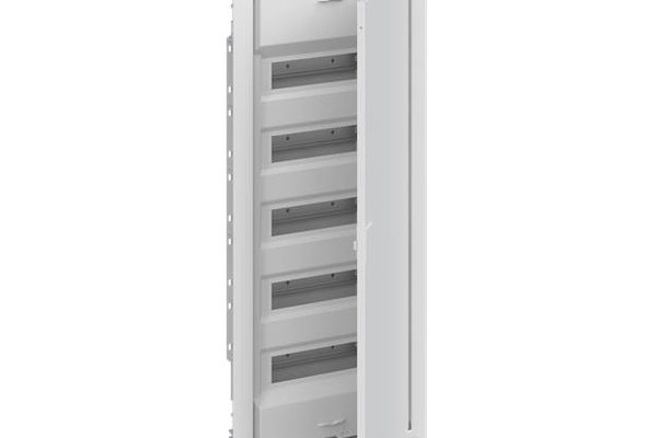 Rozvodnice ABB UK660N4 pod omítku 60 modulů, dvířka, rychlosvorky N/PE