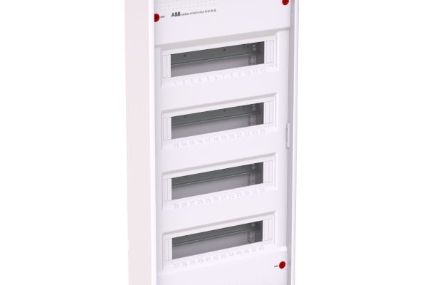 Rozvodnice ABB AK648E3 na povrch 48 modulů, bez dvířek, šroubové svorky N/PE