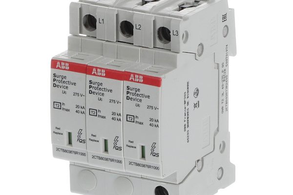 Svodič přepětí ABB OVR T2 3L 40-275 P QS, L1-L3 (3 póly)