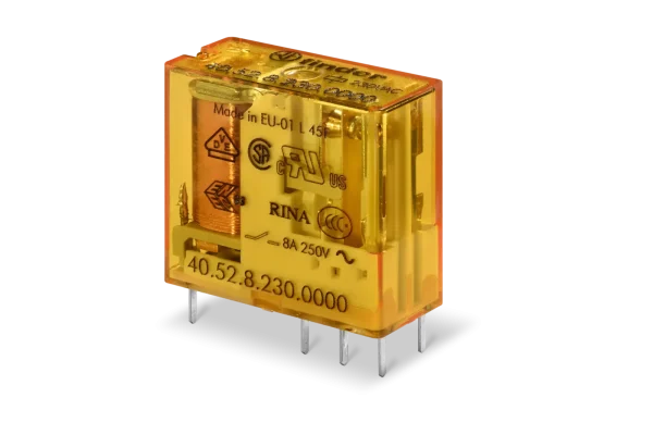 Relé Finder 40.52.8.024.0000, 2P 8 A, 24 V AC