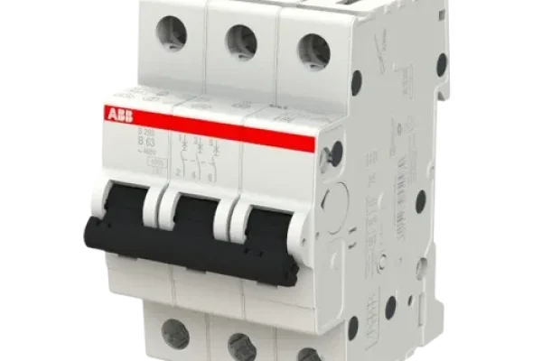 Jistič ABB B63, 3 pól., 6kA, S200
