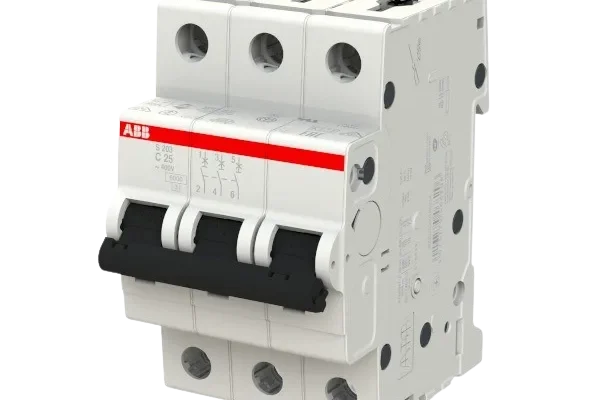 Jistič ABB C25, 3 pól., 6kA, S200