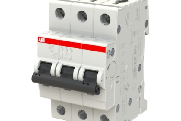 Jistič ABB C2, 3 pól., 6kA, S200