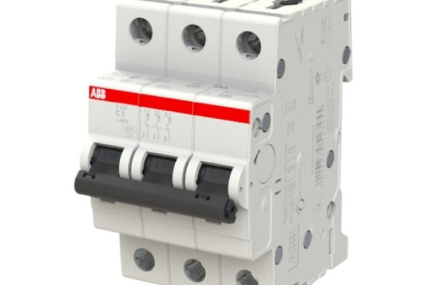Jistič ABB C3, 3 pól., 6kA, S200
