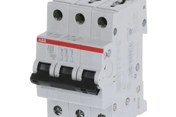 Jistič ABB C50, 3 pól., 6kA, S200