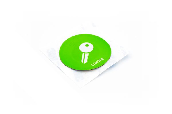Loxone NFC Tag se symbolem klíče