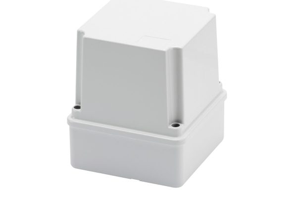 Krabice Gewiss GW44214 100×100×120 mm IP56, hladké stěny, hluboké šroubové víko