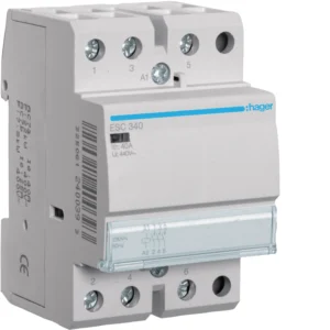 Instalační stykač Hager ESC340, 40 A, 3 NO, 230 V AC