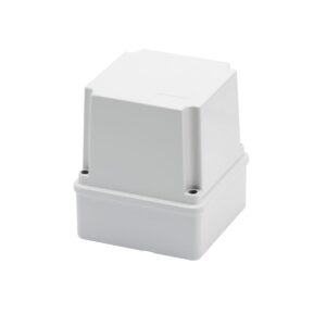 Krabice Gewiss GW44214 100×100×120 mm IP56, hladké stěny, hluboké šroubové víko