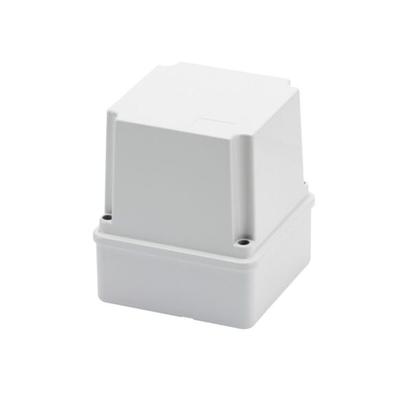 Krabice Gewiss GW44214 100×100×120 mm IP56, hladké stěny, hluboké šroubové víko