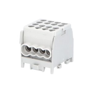 Svorkovnice rozbočovací HLAK 25 1/6 M2 100A 1pól. AL/CU IP20 šedá