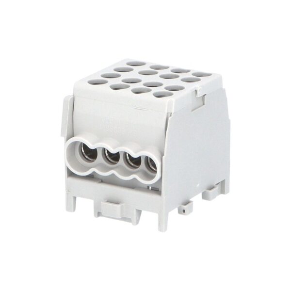 Svorkovnice rozbočovací HLAK 25 1/6 M2 100A 1pól. AL/CU IP20 šedá