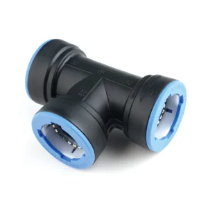 esyLOCK T-kus 25 mm – narážecí tvarovka pro PE potrubí