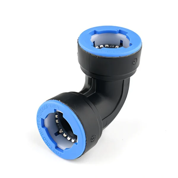 esyLOCK koleno 32 × 32 mm – narážecí tvarovka pro PE potrubí
