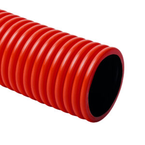 Chránička KOPOFLEX KF 09040_BA ohebná dvouplášťová 40/32 mm červená, návin 50 m