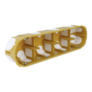 Krabice přístrojová KPL 64-50/4LD_NA čtyřnásobná do sádrokartonu 280x68x50 mm