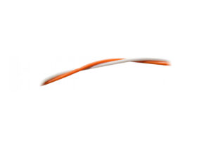 Loxone Dvoužilový kroucený kabel oranžová/bílá (100m)