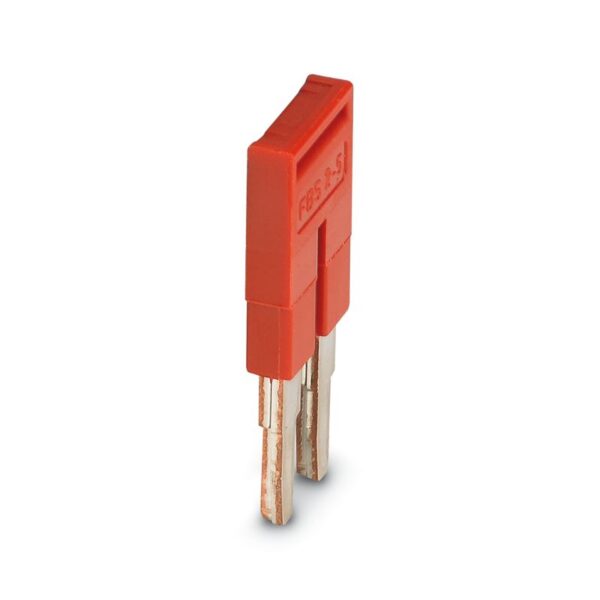 Propojovací můstek FBS 2-5, 2pólový, rozteč 5,2 mm, 24 A, červený