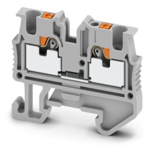Svorka řadová průchozí mini MPT 1,5/S Push-in 1,5 mm², lišta NS 15, šedá