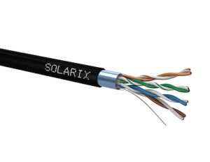 Kabel instalační Solarix CAT5E FTP stíněný PE, 305 m