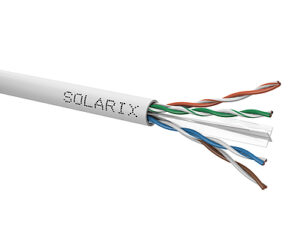 Kabel instalační Solarix CAT6 UTP nestíněný PVC, 305 m